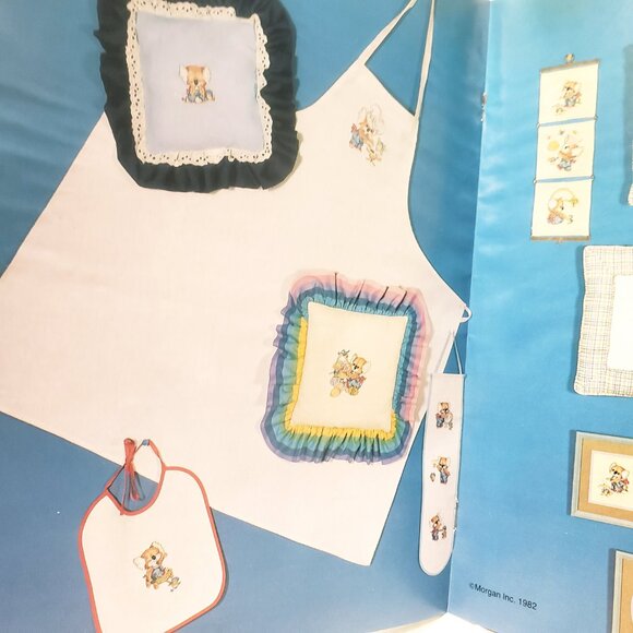 Melbourne & Perth Cross Stitch Pattern Leaflet 534 Green Apple 1982 Easter - Picture 9 of 10